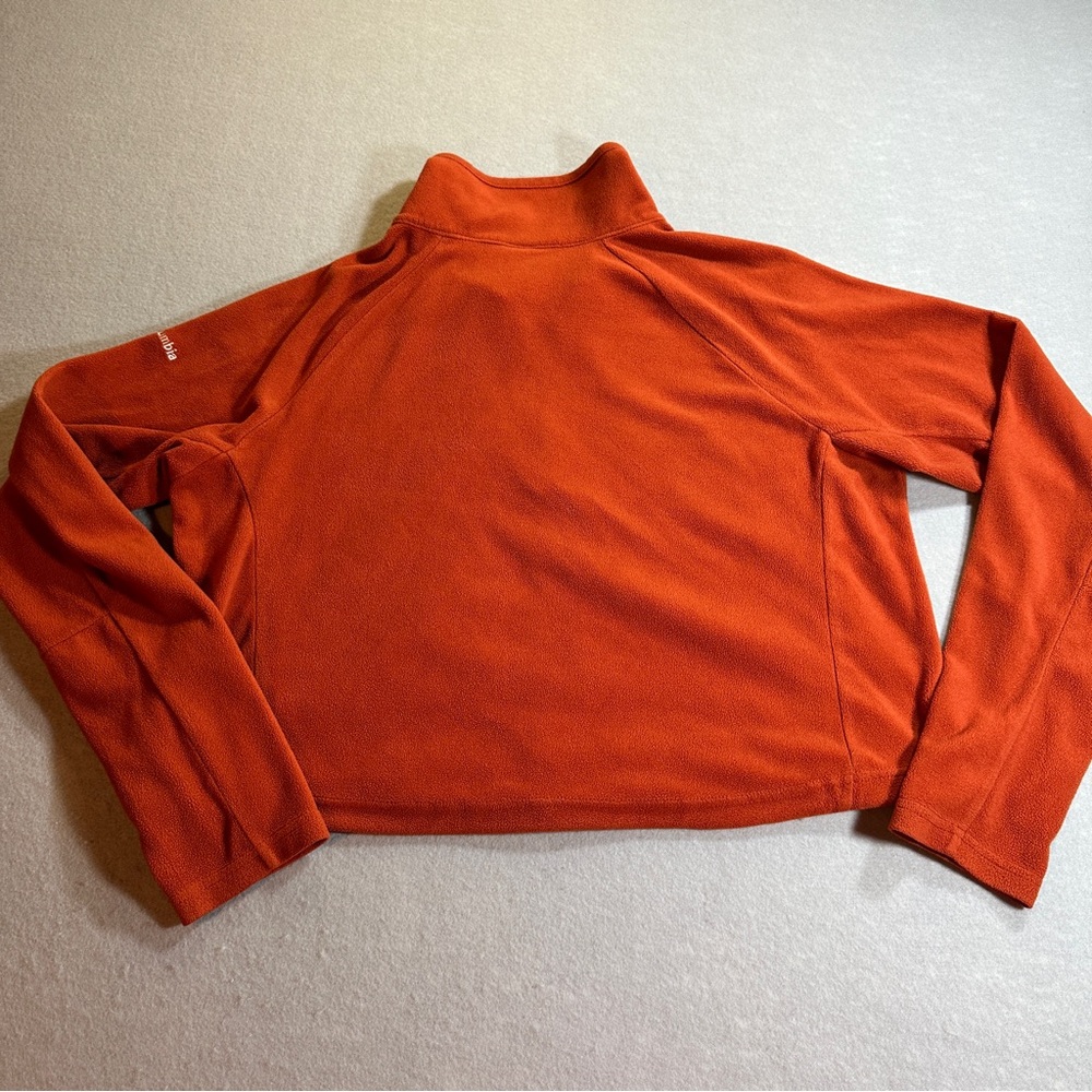Columbia Women’s Large Cropped Fleece Pullover 1/2 Zip Lightweight Outdoor - Picture 7 of 7